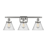 Cone 3 Light Bath Vanity 10.13 Inch Tall and 28 Inch Wide by Innovations - 916-3W-G4