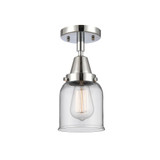 Bell 100W 1 LED Semi Flush Mount 10 Inch Tall X 5 Inch Wide by Innovations - 447-1C-G5-LED