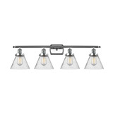 Cone 100W 4 LED Bath Vanity 10.13 Inch Tall and 38 Inch Wide by Innovations - 916-4W-G4-LED