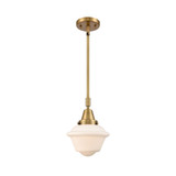 Oxford 100W 1 LED Mini Pendant 9.13 Inch and 7.5 Inch Wide by Innovations - 447-1S-G53-LED