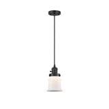 Canton 1 Light Cord Hung Mini Pendant 8.63 X 5.25 Inch Wide by Innovations - 201CSW-G18S