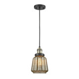 Chatham 1 Light Cord hung Mini Pendant 11.13 and 7 Inch Wide by Innovations - 201C-G14