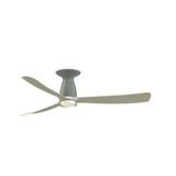 Dean's Gardens 3 Blade Flush Ceiling Fan with DW Light Kit 52 Inch Wide by BSH - 103-BEL-1376962