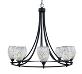 Paramount 8 Light Large Chandelier by Toltec 3408-BN-4165 - 3408-BN-4165