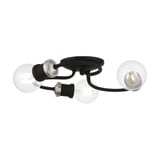 Bromley 3 Light 13 Inch Wide Flush Mount by Livex - 46383