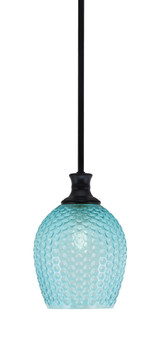 Zola 1 Light Stem Hung Small Pendant 10.75 Inch Tall by Toltec - 76-10.75