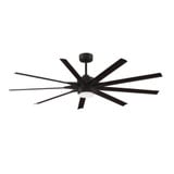 Odyn Custom 9 Blade Ceiling Fan with Light Kit 72 Inches Wide by Fanimation - FPD8152BLW-72103