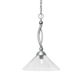 Bow 1 Light Chain Hung Pendant 20 Inch Tall and 16 Inch Wide by Toltec - 271-216