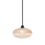 1 Light Stem Hung Pendant 9 Inch Tall and 12 Inch Wide by Toltec - 33-4653