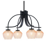 Cavella 4 Light Downlight Chandelier 16.25 Inch X 25 Inch Length by Toltec - 3924-4623