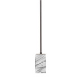 Apollo 1 Light Stem Hung Mini Pendant 7.25 Inch and 4 Inch Wide by Toltec - 573-725-4