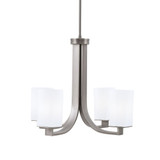 Apollo 4 Light Uplight Chandelier 18.25 Inch and 21.5 Inch Wide by Toltec - 574-261