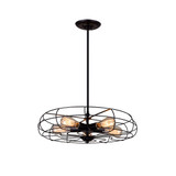 Pamela 5 Light Small Chandelier by CWI - 9606P18-101818