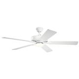 Basics Pro Designer Ceiling Fan with Light Kit 52 inches wide by Kichler - 330019