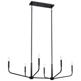 Madden 6 Light Small Linear Chandelier by Kichler - 52721