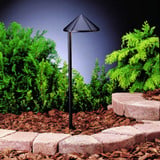 Six Groove Low Voltage 1 light Path Lamp 19.5 x 6 inches by Kichler - 15315