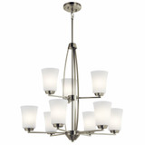 Tao 9 Light Large 2 Tier Chandelier by Kichler - 44052