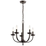 Kennewick 5 Light Small Candle Style Chandelier by Kichler - 52385