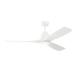 Volos II 3 Blade Ceiling Fan with Light Kit 16 and 54 Inch Wide by Kichler - 300054