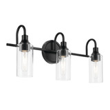 Kavi 3 Light Bath Vanity 10 Inch Tall and 23 Inch Wide by Kichler - 55211