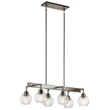 Niles 6 Light Small Linear Chandelier by Kichler - 43994