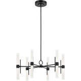 Riven 55W 12 LED Medium Chandelier 17 Inch Tall and 33 Inch Wide by Kichler - 52752