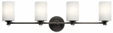 Joelson 4 Light Swing Arm Vanity Light by Kichler - 45924
