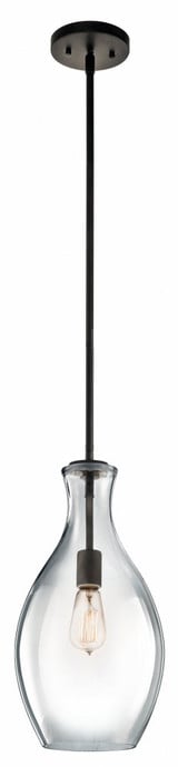 Everly 1 Light Small Pendant by Kichler - 42047