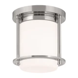 Brit 1 Light 7.25 Inch Wide Flush Mount by Kichler - 52596
