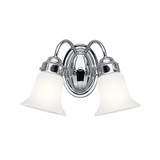 2 Light Vanity Light 13.5 Inch Wide by Kichler - 6122