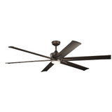 Szeplo Patio Ceiling Fan with Light Kit 80 Inch wide by Kichler - 300301