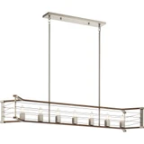 Lente 7 Light Caged Linear Chandelier by Kichler - 44252