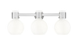 Lawton Sphere 3 Light Bath Vanity 9.63 Inch and 24 Inch Wide by Innovations - 464-3W-G464B-7_P