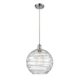Athens Deco Swirl 1 Light Cord Hung Mini Pendant 13.38 X 12 by Innovations - 516-1P-G1213-12