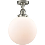Beacon 1 Light Semi Flush Mount 13 Inch Tall X 10 Inch Wide by Innovations - 517-1CH-G20-10