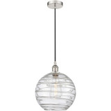 Athens Deco Swirl 1 Light Cord Down Mini Pendant 13.38 X 12 by Innovations - 616-1P-G1213-12