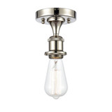 Bare Bulb 1 Light Semi Flush Mount 5.5 Inch X 4.5 Inch Wide by Innovations - 516-1C