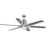 Arlo Wide Ceiling Fan 1 Light Damp Rated 60 Inches wide by Progress - P250026
