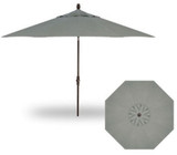 11 Foot Aluminum Crank Lift Octagon Market Umbrella by Treasure Garden - UM801