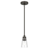 Erma 1 Light Mini Pendant 7.5 Inch Tall and 4 Inch Wide by Kichler - 52444_1