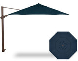10 Foot Aluminum Manual Octagon Cantilever Umbrella by Treasure Garden - AG25TR10