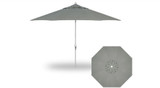 11 Foot Single Vent Crank Lift Round Market Umbrella by Treasure Garden - UM812-SWV