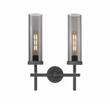 Lincoln 2 Light Bath Vanity 19.5 Inch Tall X 13.88 Inch Wide by Innovations - 471-2W-G471-12
