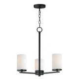 Lateral 3 Light Chandelier 18 Inch Tall and 18 Inch Wide by Maxim - 10287