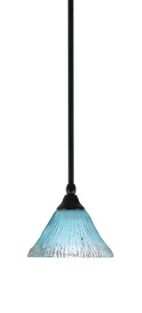 1 Light Stem Hung Small Pendant 6.5 Inch Tall by Toltec - 23-BC-9105
