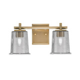 Franklin 2 Light Bath Bar 7.75 Inch Tall and 15.25 Inch Length by Toltec - 1212-775-2525