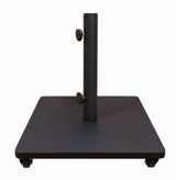 Steel 120LB Umbrella Base with Locking Casters by Treasure Garden - BSK120