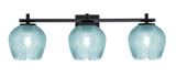 Franklin 3 Light Bath Bar 7.5 Inch Tall and 26.75 Inch Length by Toltec - 1213-75-2675