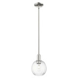 Preston 1 Light Stem Hung Mini Pendant 10.63 Inch Tall by Innovations - 716-1S-G458-7