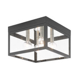 Nyack 4 Light 10.5 Inch Wide Outdoor Flush Mount by Livex - 20589